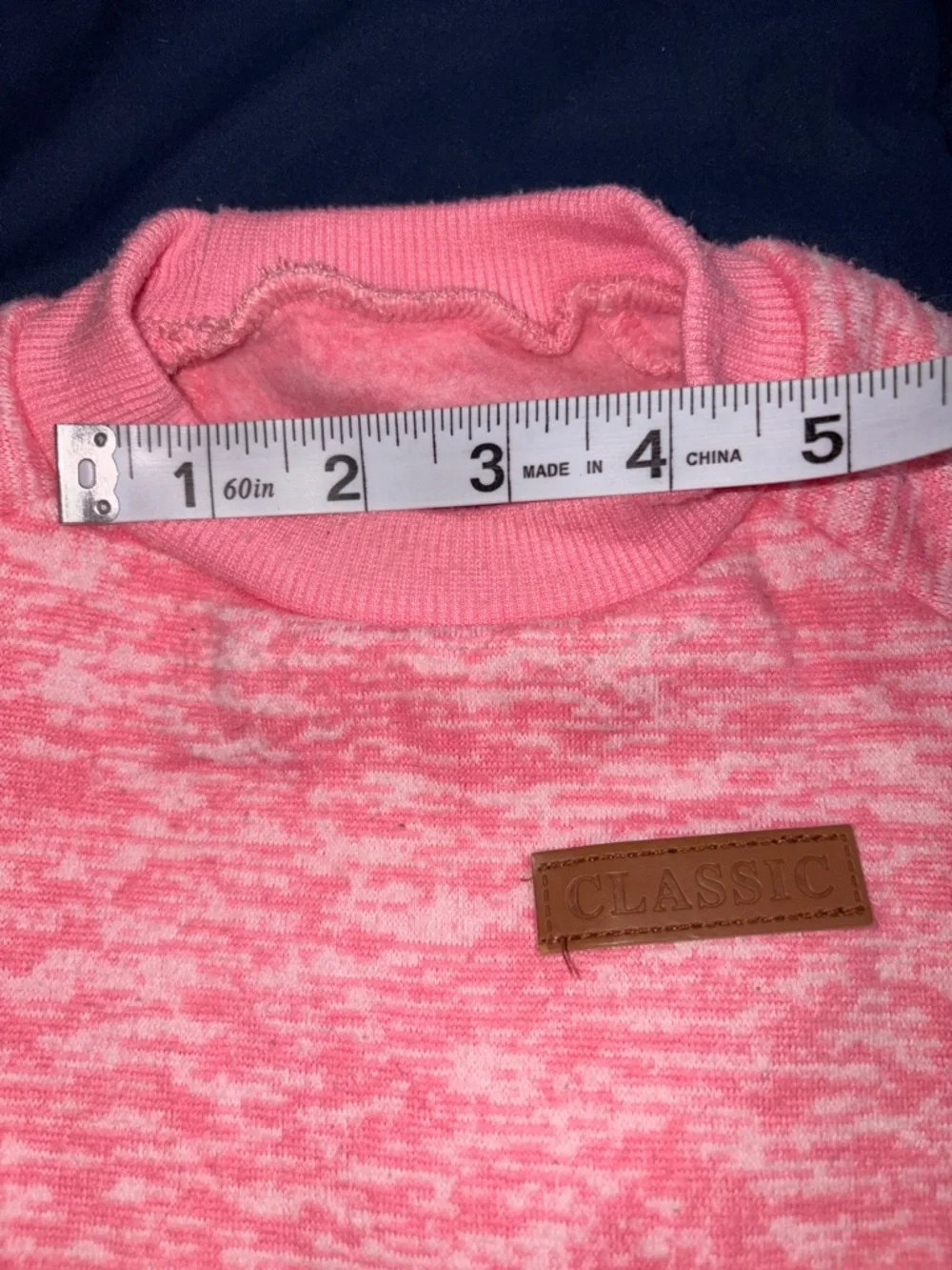Cozy Pink Marled Dog Tee - Lightweight Pet Shirt